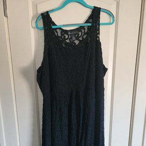 Lane Bryant Lacy Lined Cocktail Hour Dress Size 24 NWOT